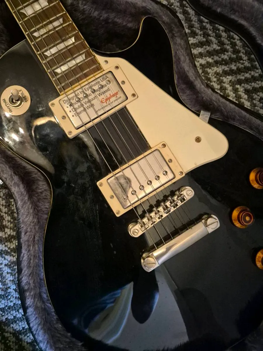 Epiphone Les Paul Standard (Ebony) 2010 - Image 2