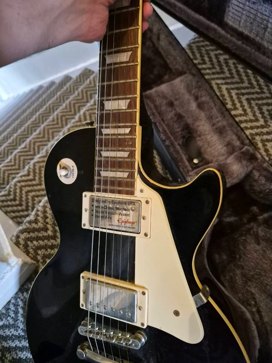 Epiphone Les Paul Standard (Ebony) 2010 - Image 4