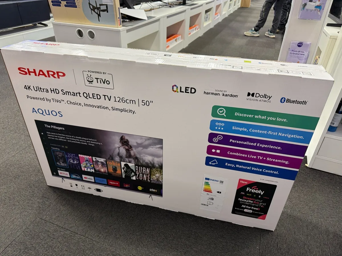 Sharp 55” 4K QLED Smart TV – Excellent Condition - Image 3