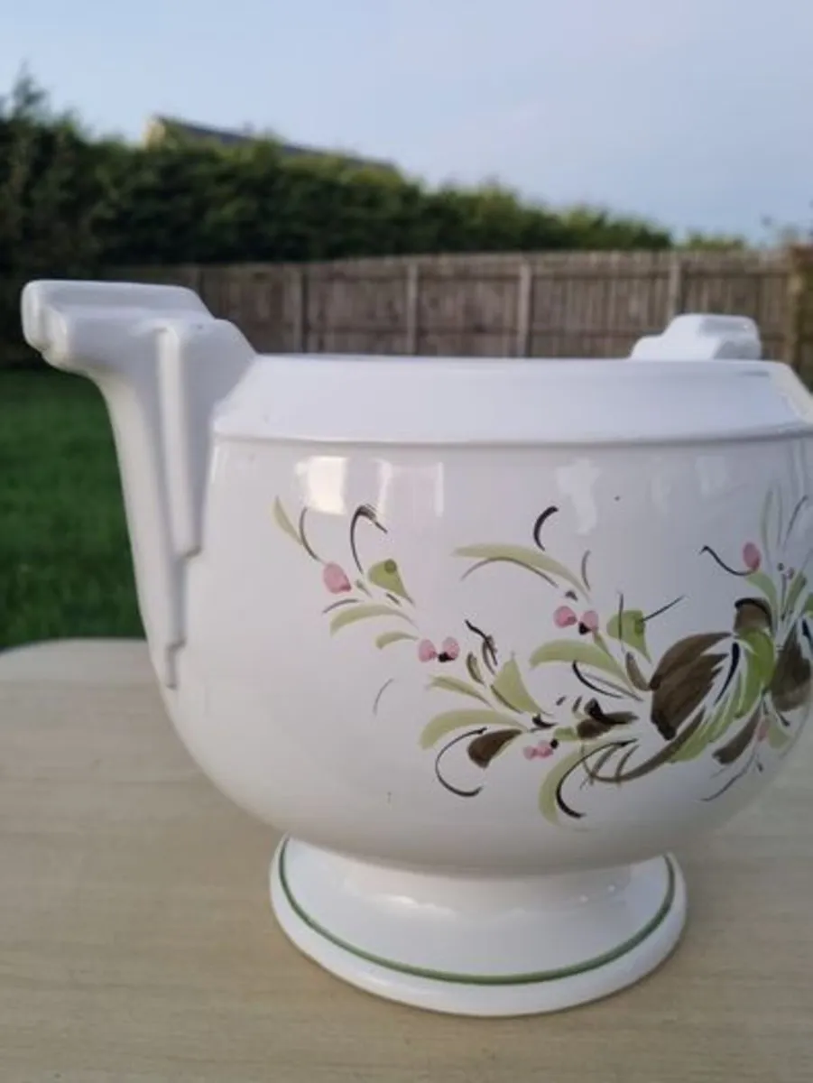 Art Deco style large ceramic soup tureen - Image 3