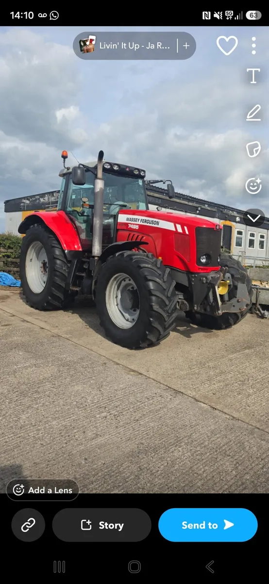 2010 Massey ferguson 7495 dyna vt