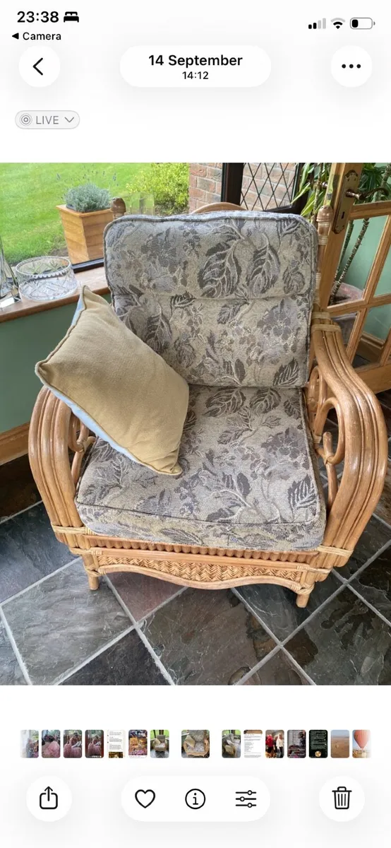 Rattan conservatory furniture - Image 2