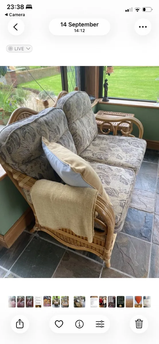 Rattan conservatory furniture - Image 4