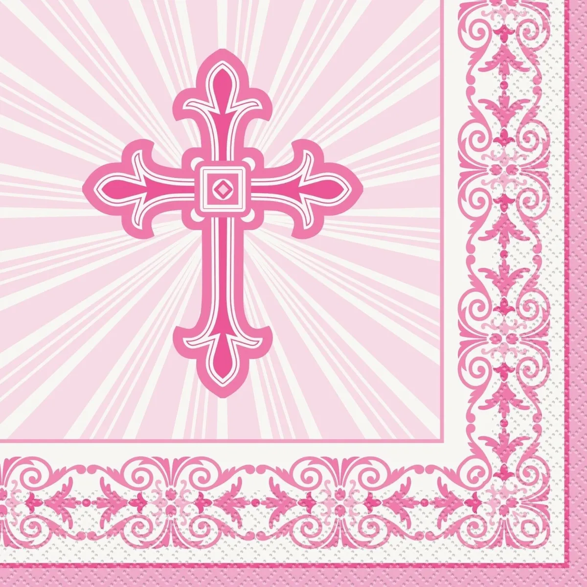 Girls 1st First Holy Communion Party napkins