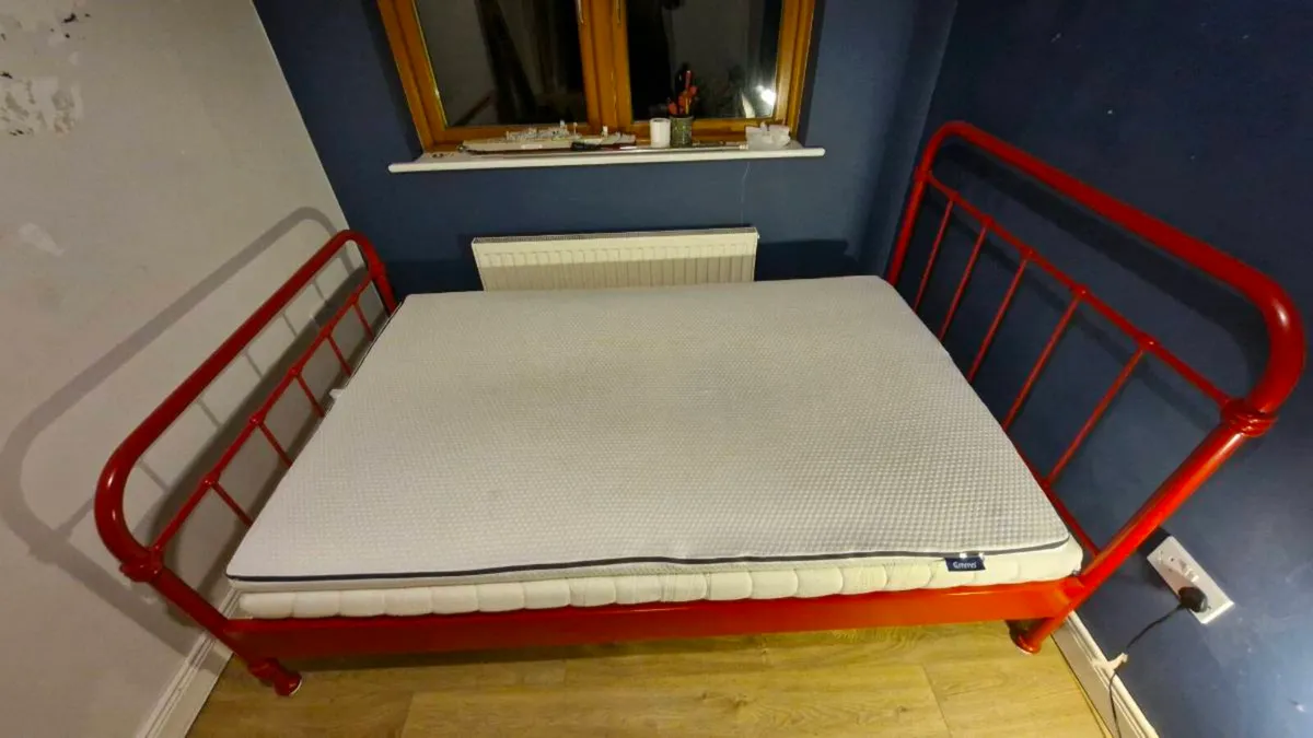Vipack Small Double bed with mattress & topper. - Image 4
