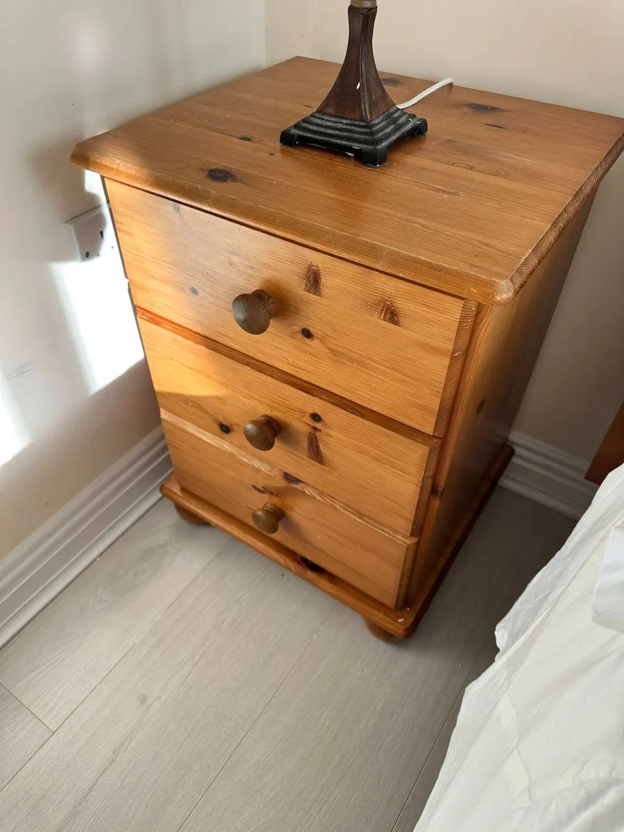 Bedside Lockers 3 drawer unit - 2 available - Image 1