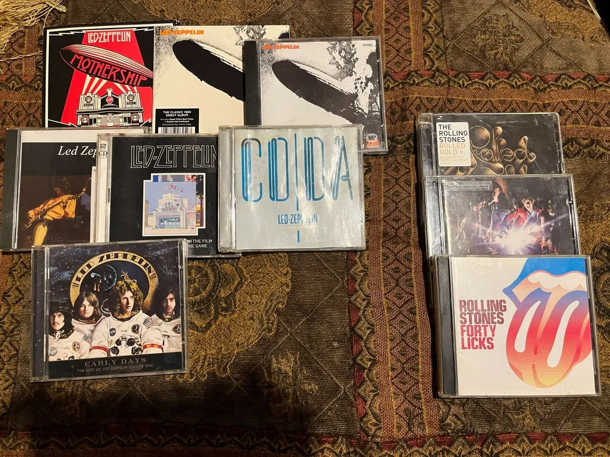Led Zepelin & Rolling Stones CD collection