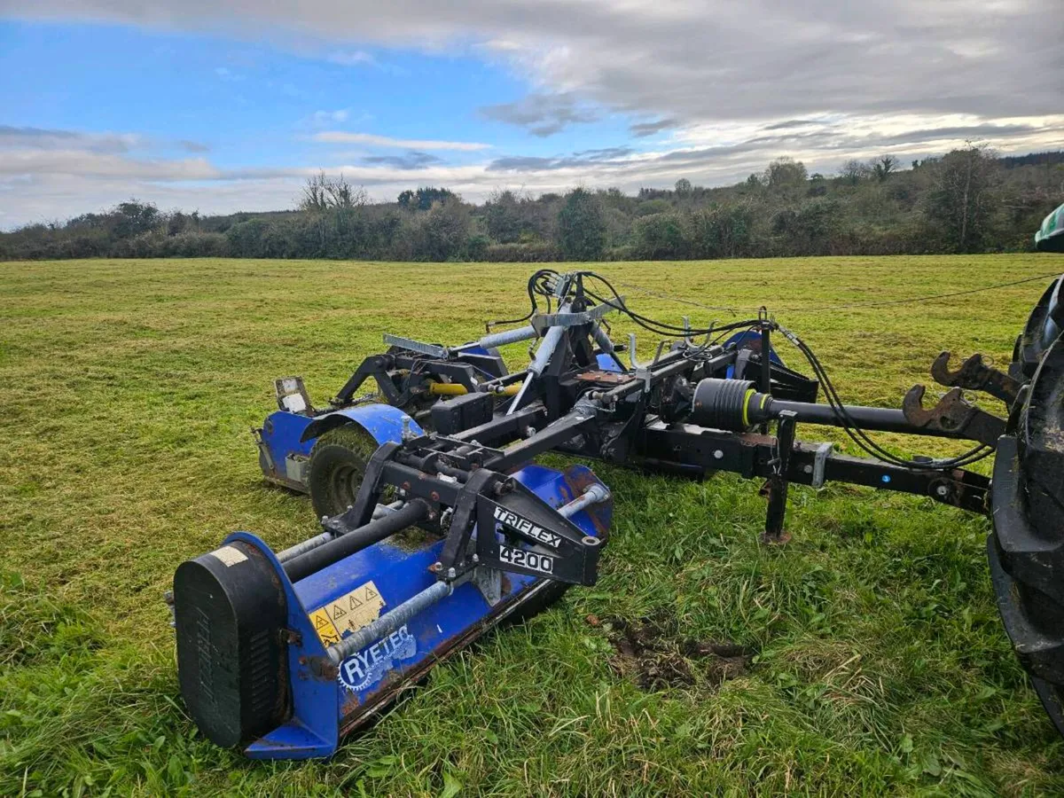 Gang flail mower triple head - Image 3