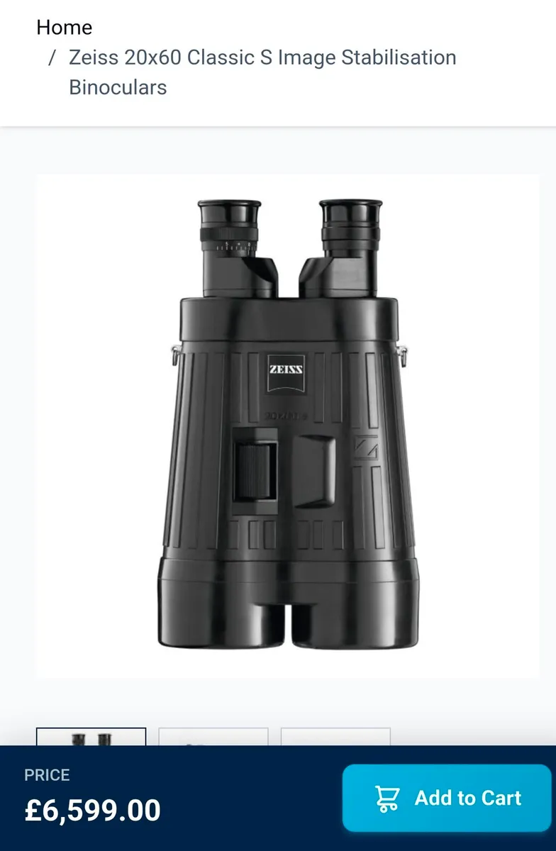 Zeiss 20 x 60S Binoculars