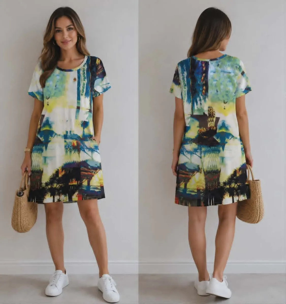 Sunset dress 6-8 - Image 1
