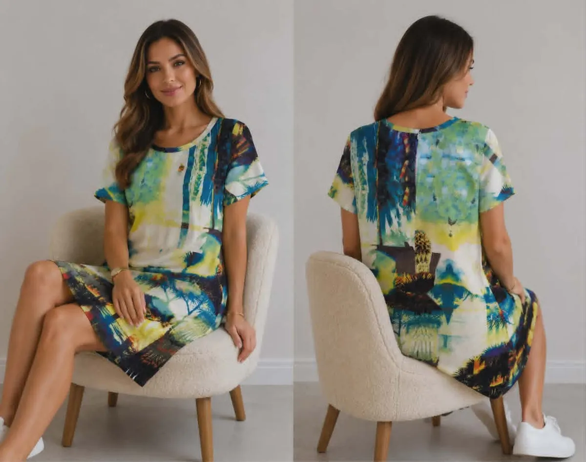 Sunset dress 6-8 - Image 2