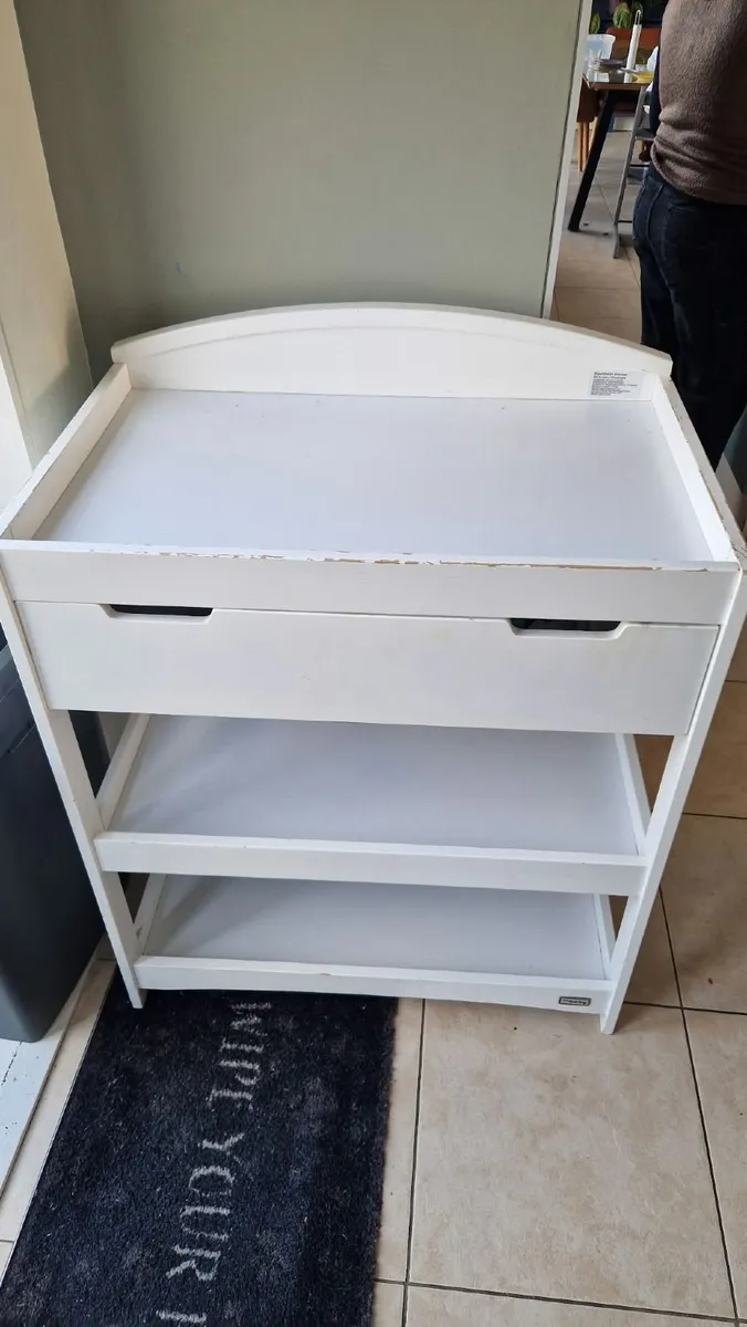 BR Baby Stockholm Changing Table / Dresser - White - Image 1