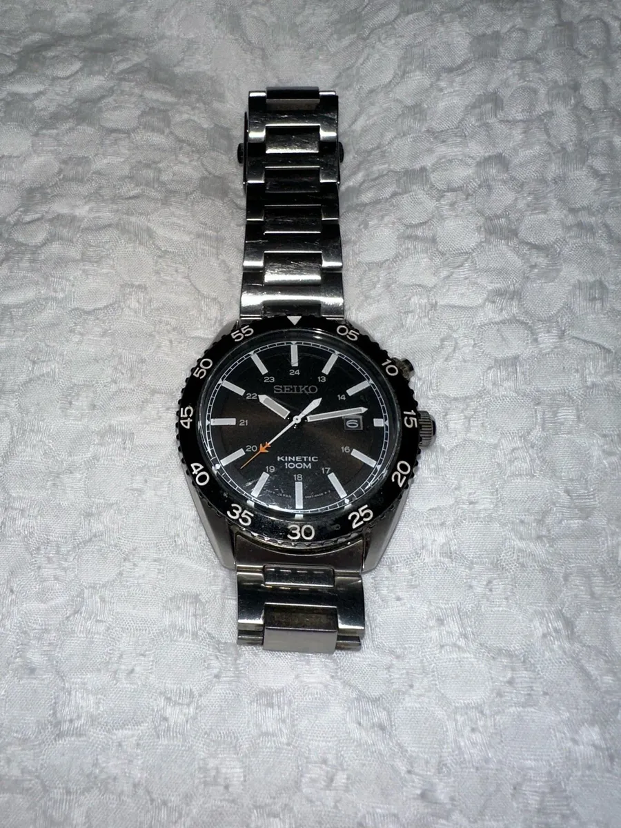 Seiko Kinetic Pilot Watch 5M82-0AH0 - Image 4
