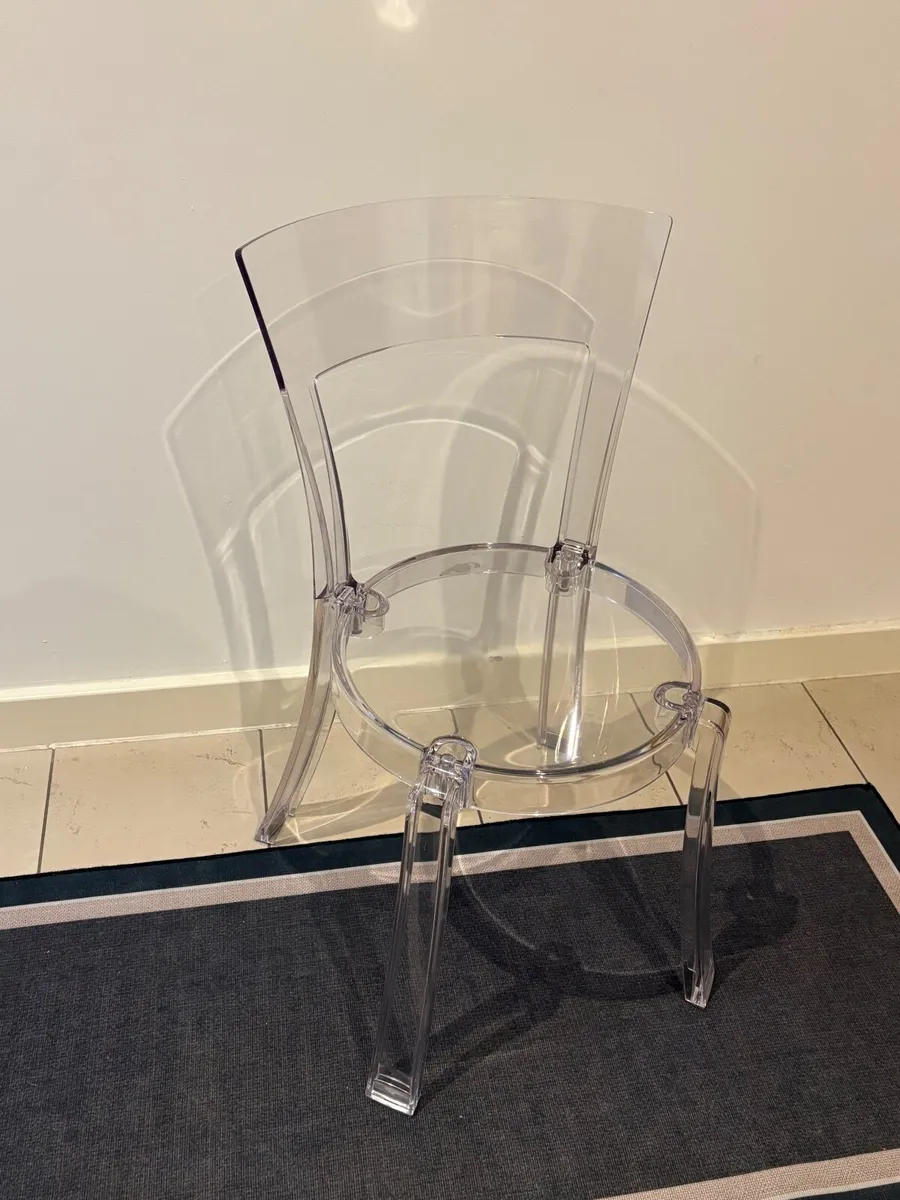 Stein transparent acrylic chair - Image 1