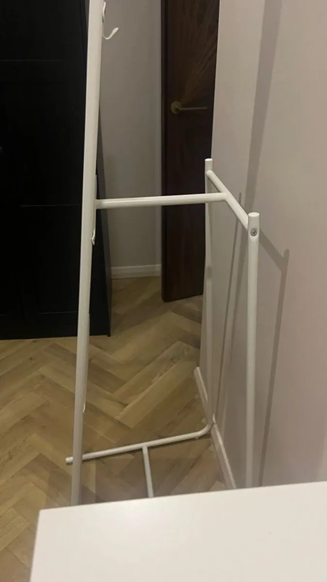 IKEA KNAPPER Standing Mirror White - Image 2