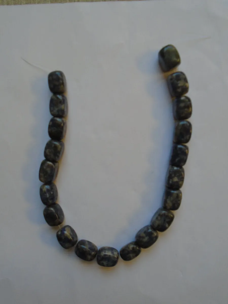Sodalite beads, Gemstone beads, Craft supplies - Image 3