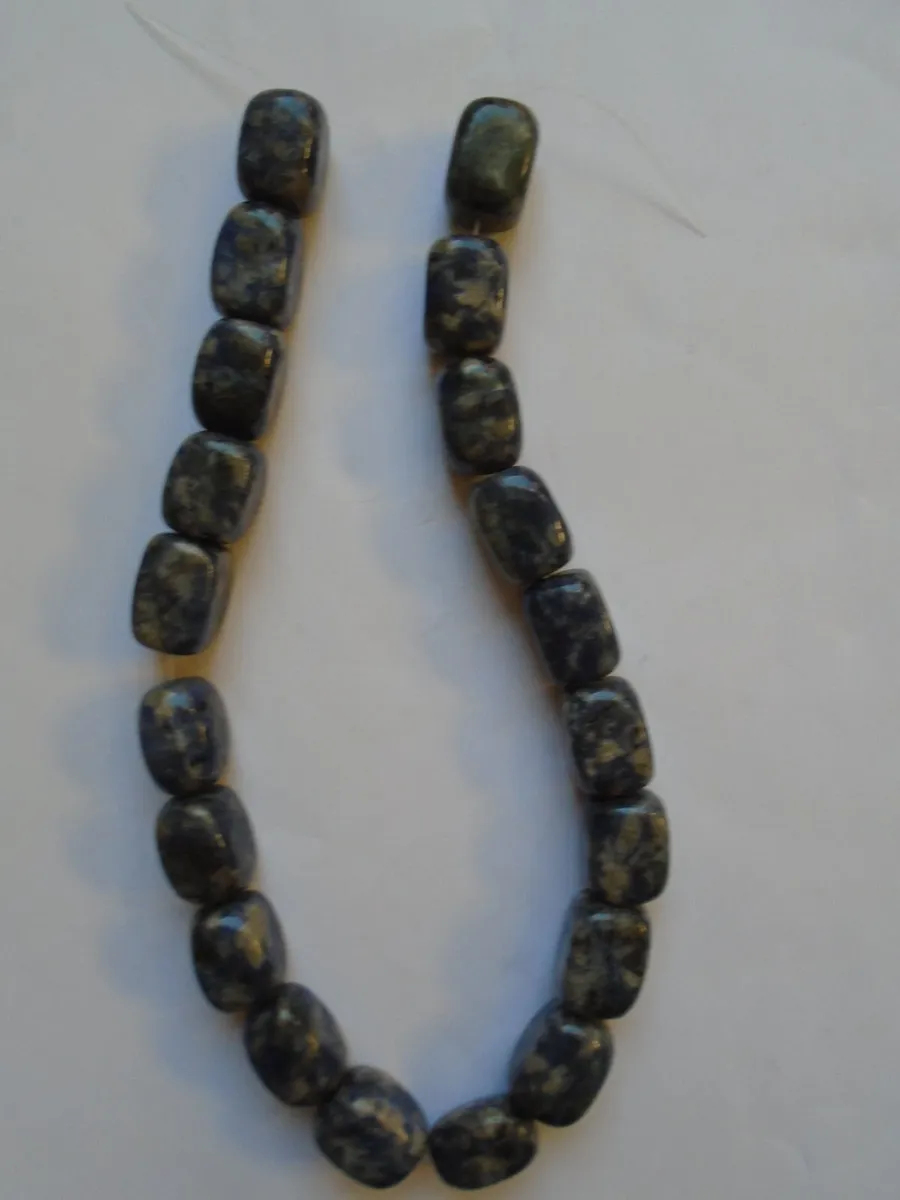 Sodalite beads, Gemstone beads, Craft supplies - Image 1