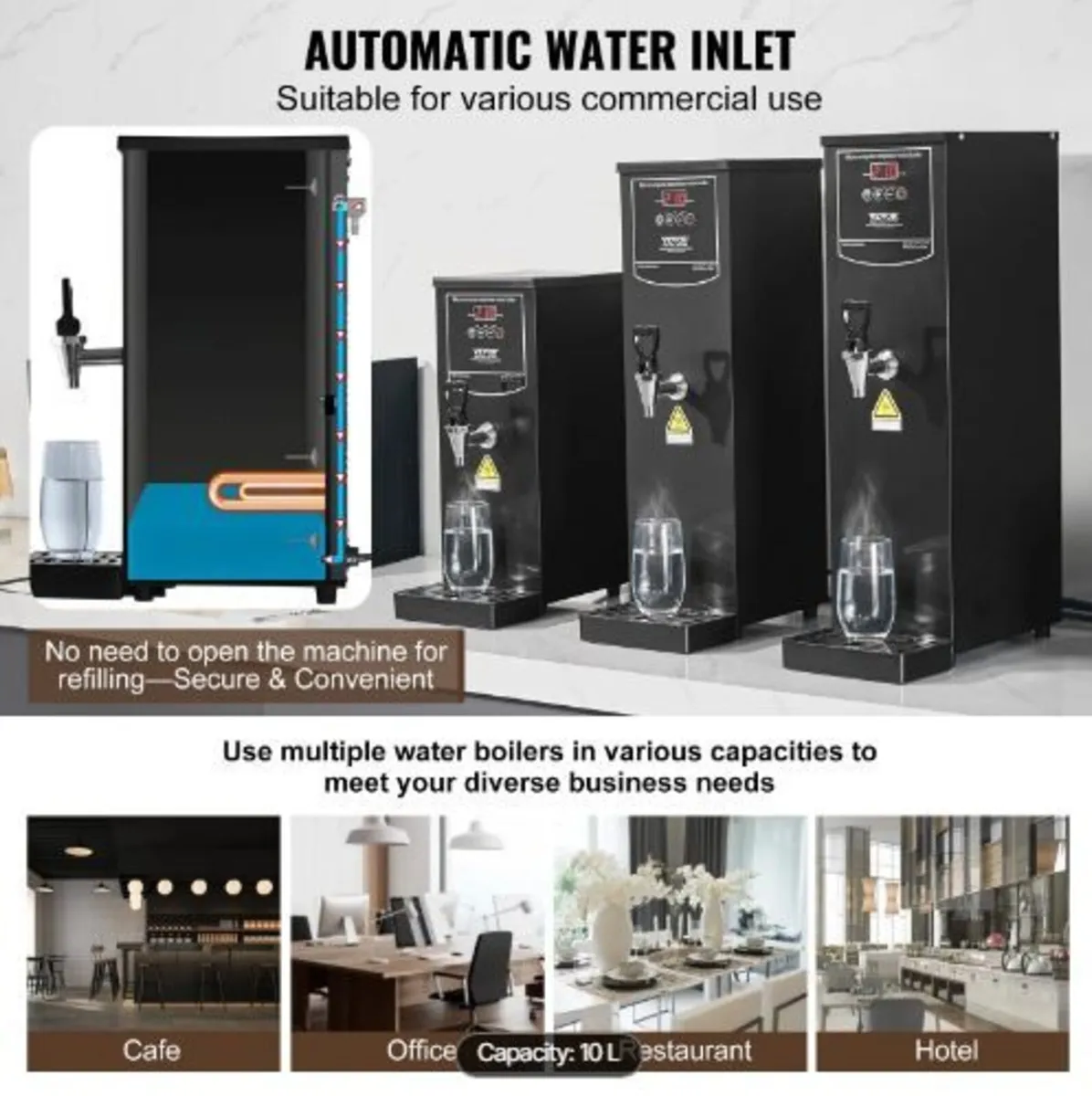 Commercial Water Boiler, Electric Hot Water Dispen - Image 4