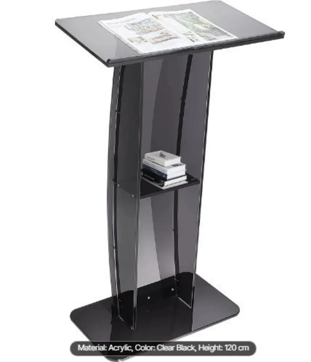 Acrylic Podium, 119 cm Tall, Acrylic Podium - Image 3