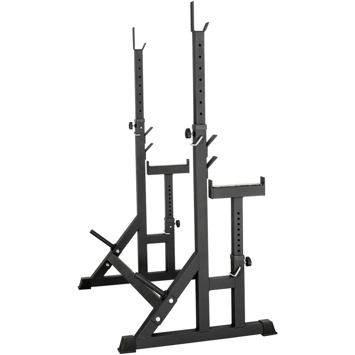 Adjustable Squat & Press Rack with Spotter Arms - Image 2