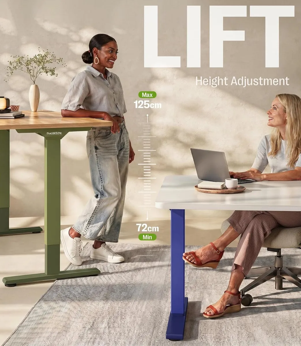 T2 Standing Desk Frame Dual Motor Electric Legs - Image 3