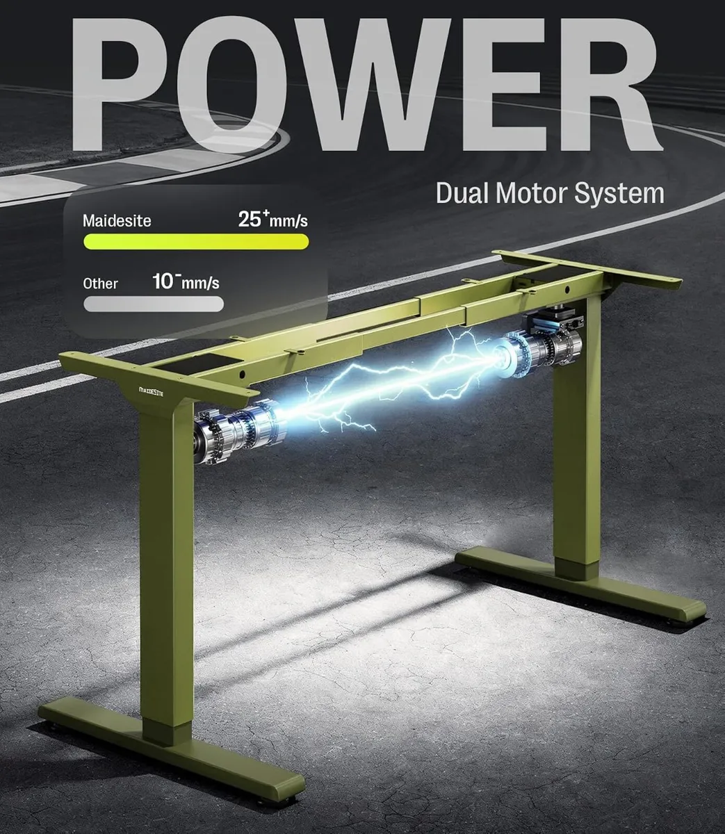 T2 Standing Desk Frame Dual Motor Electric Legs - Image 4