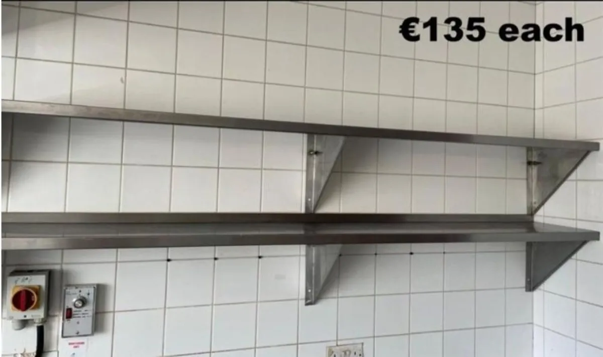 Stainless Steel Catering Shelving Unit & Shelves - Image 3