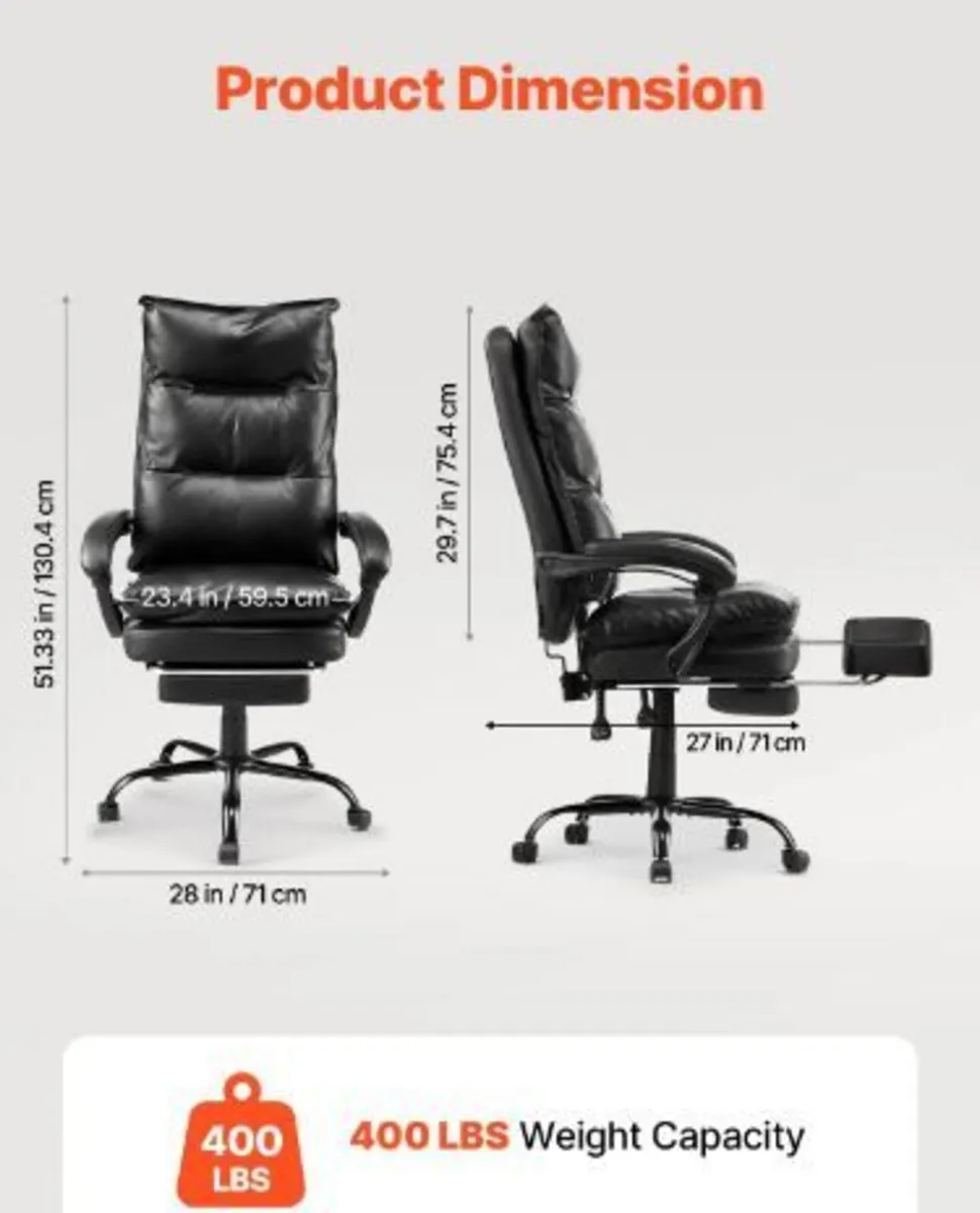 Executive Office Chair, - Image 4