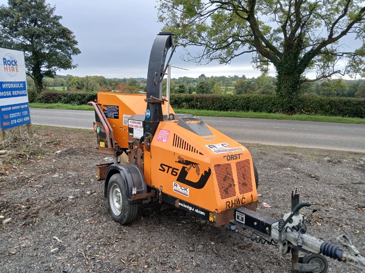 FORST Woodchipper 6" Wheeled Chipper - Image 2