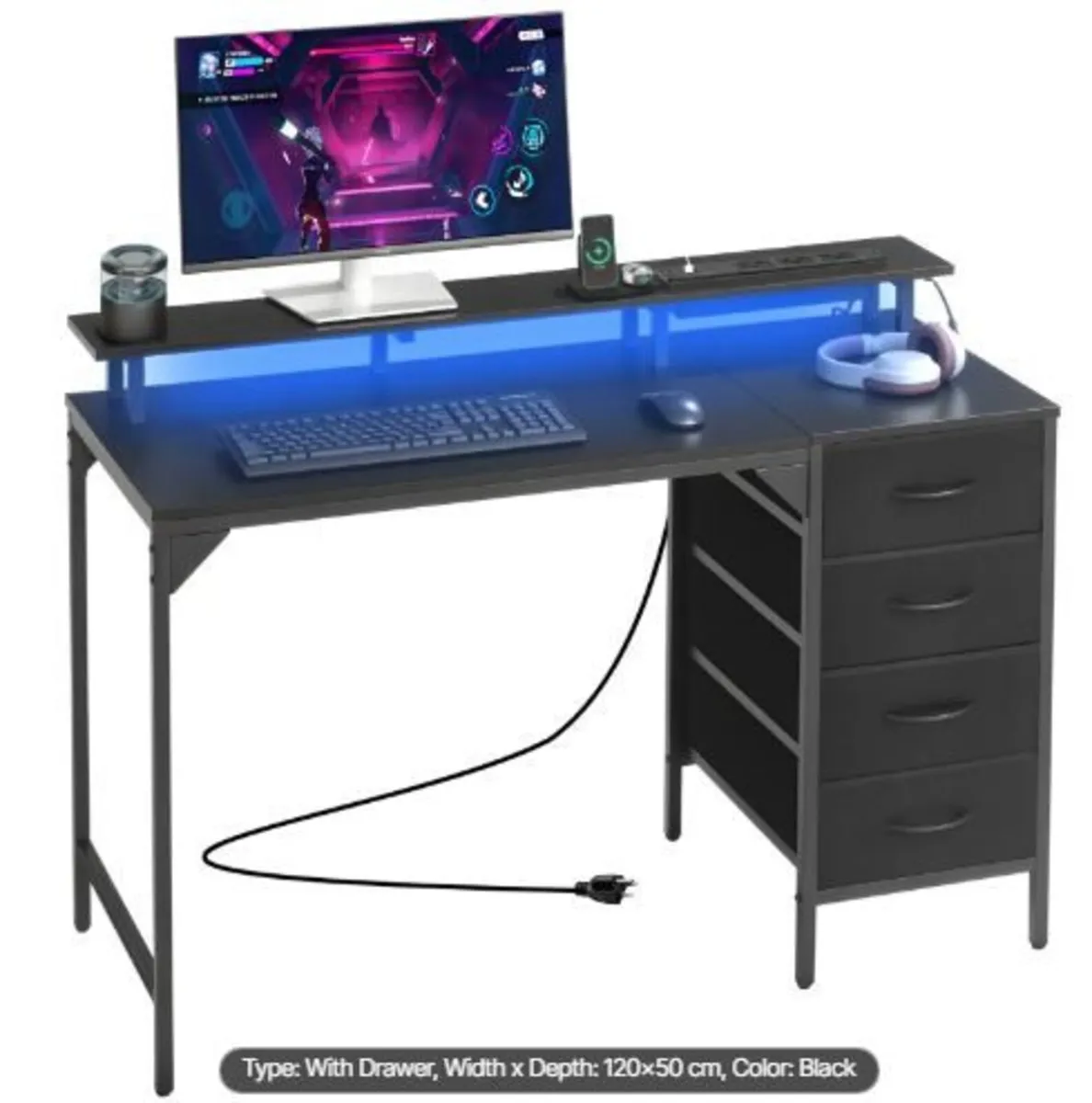120 cm Computer Desk - Image 4