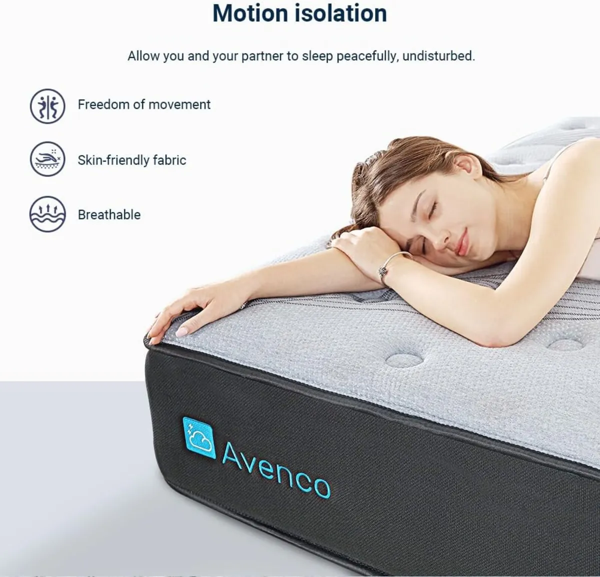 Pocket Sprung Hybrid Mattress Firm Feel - Image 4