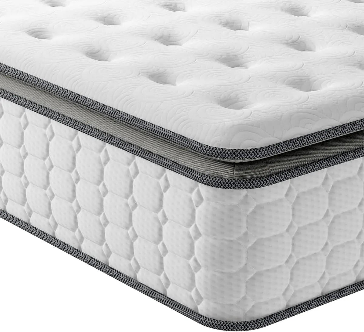 Mattress 10.6 Inch Pocket Sprung with Breathable - Image 1