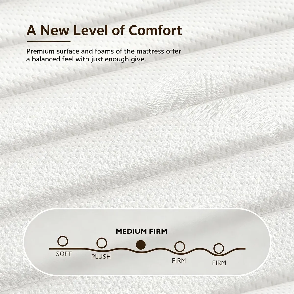 12 Inch Mattress Medium Firm Oeko-Tex Certified - Image 3