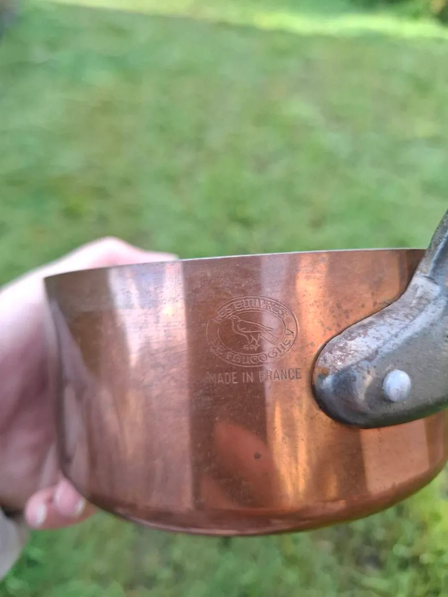 12cm copper pot postage possible - Image 2