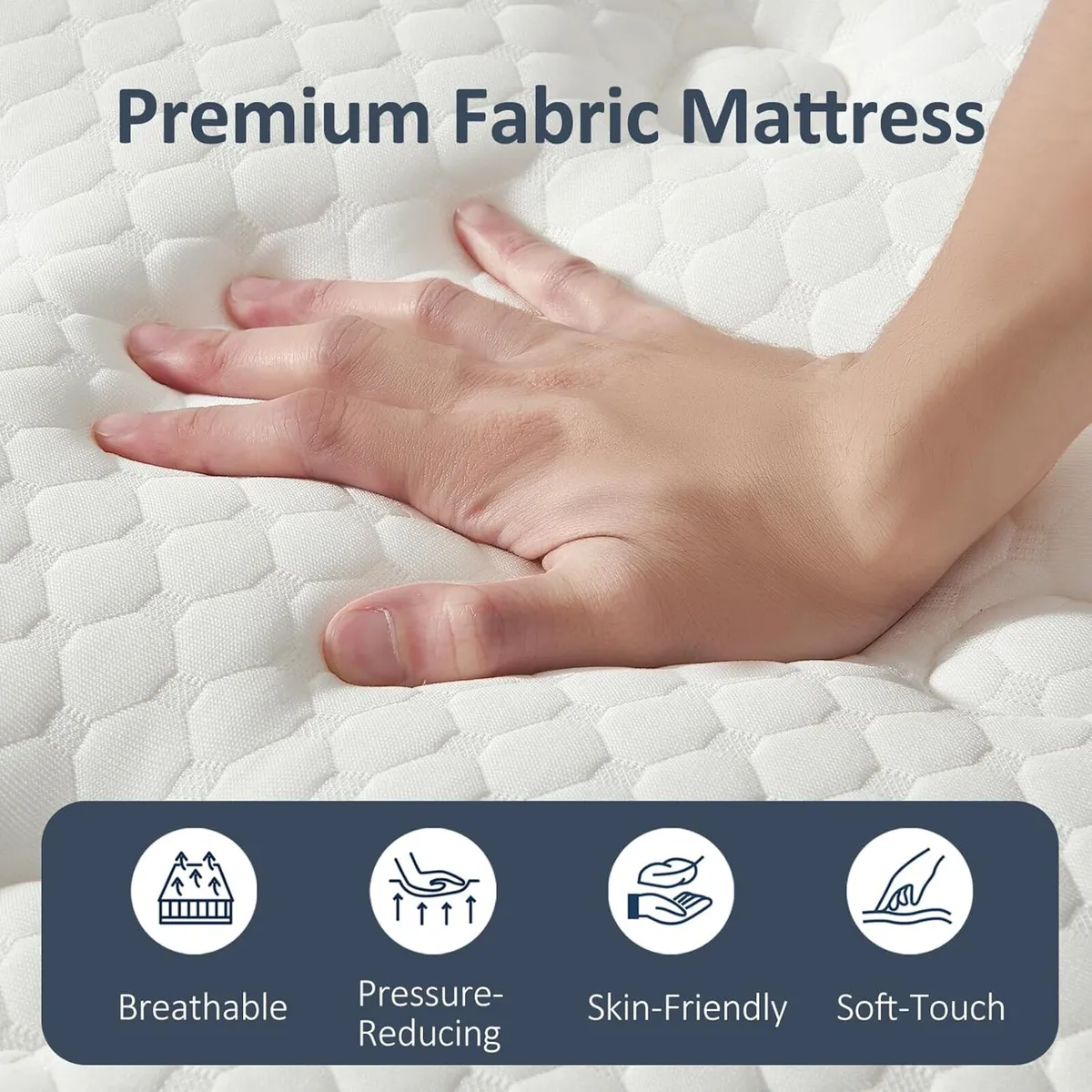 Mattress 25CM with Memory Foam Pocketing Spring - Image 4