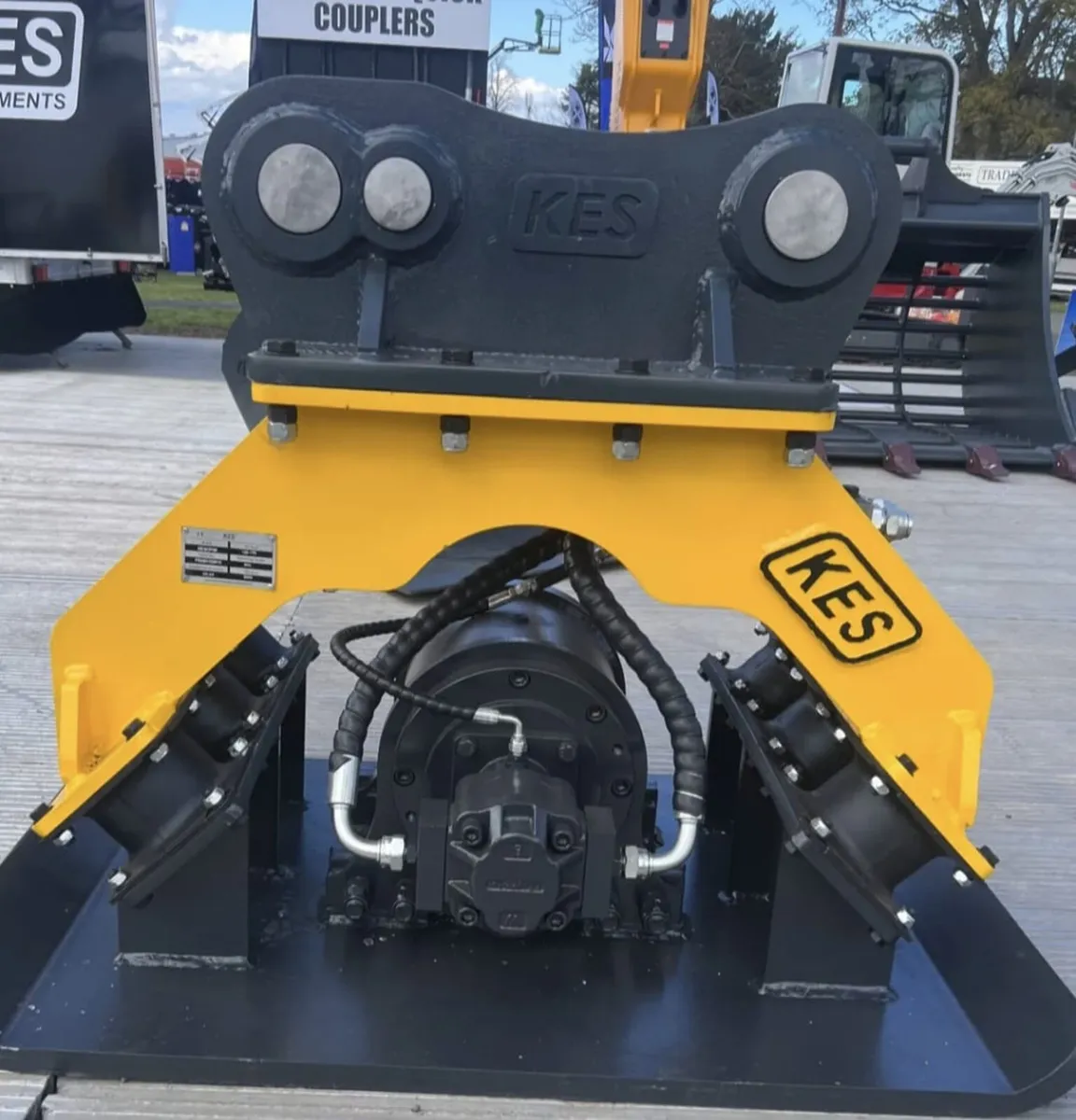 KES Compaction Plate Suits 14 & 20 Ton Excavator - Image 3