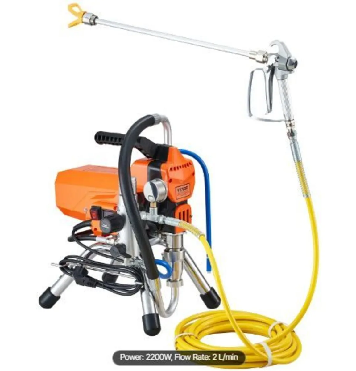 Airless Paint Sprayer with High Pressure Hose - Image 2