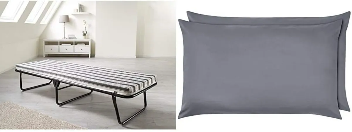 Folding Bed with Breathable Airflow Mattress - Image 1
