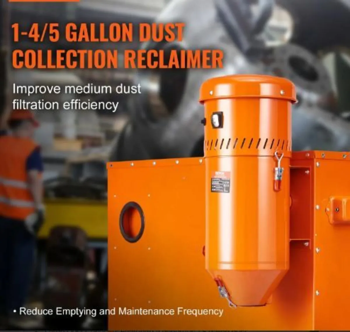 ust Collection System: 1450W Dust Collector - Image 3
