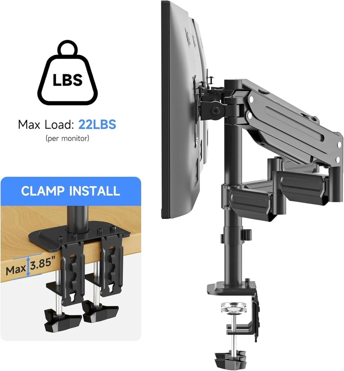 Triple Monitor Mount for Most - Image 3