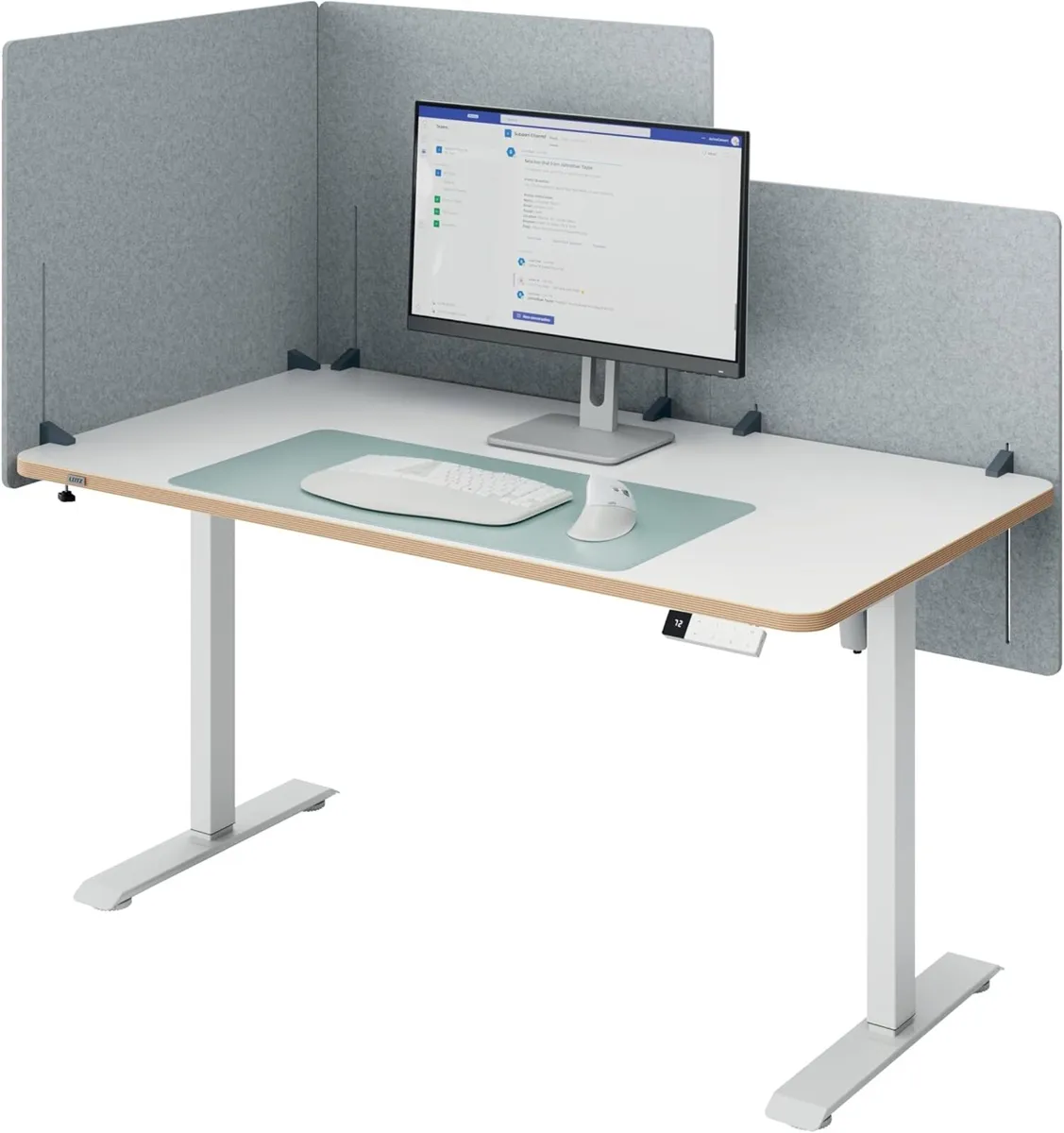 Adjustable Desk Divider Noise-Dampening 60x70CM - Image 1