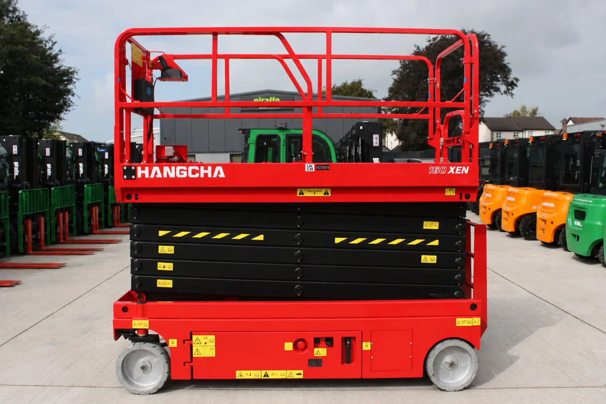Hangcha 16m Electric Scissor Lift – 230kg Capacity - Image 1