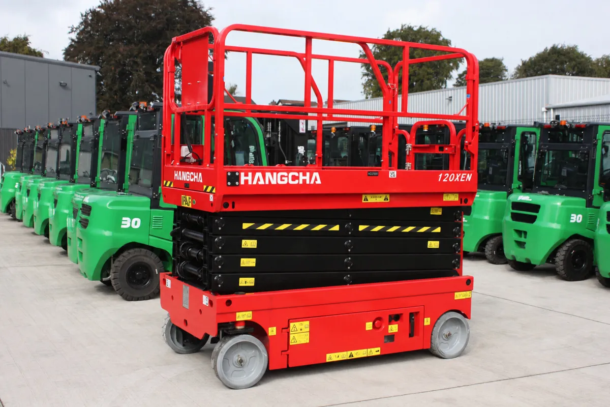 Hangcha 12m Electric Scissor Lift – 320kg Capacity - Image 1