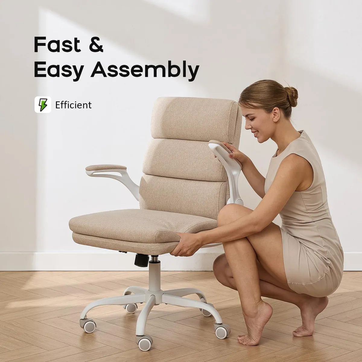 Ergonomic Office Chair with 3-Stage Back Support - Image 4