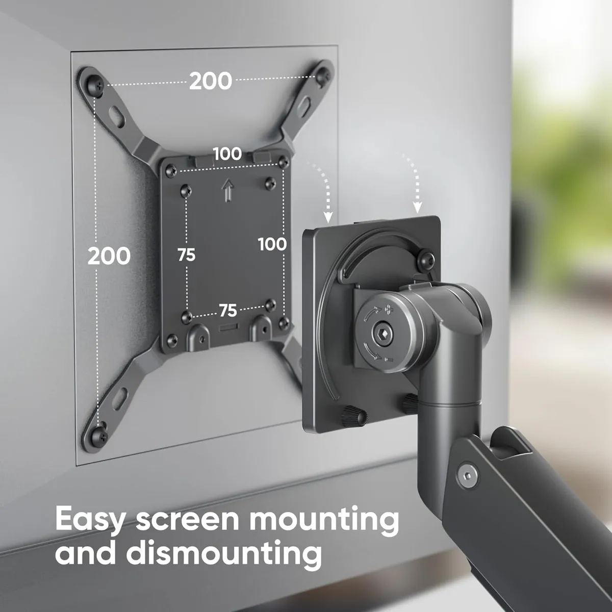Desk Monitor Arm 17"-57" Up to 27KG - Image 4