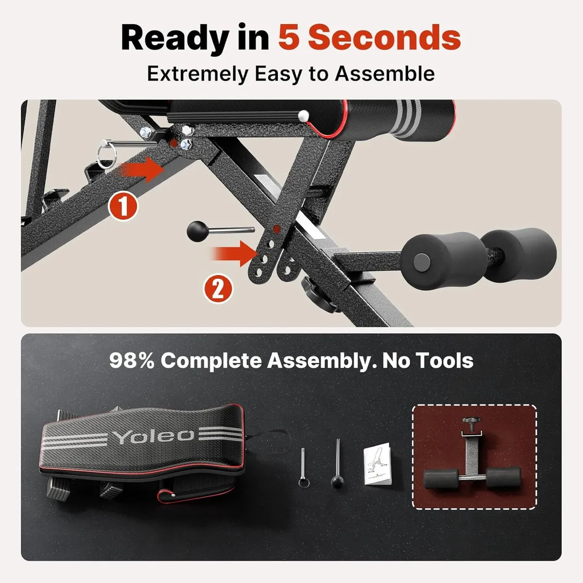 Adjustable Weight Bench for Home Gym - Image 4