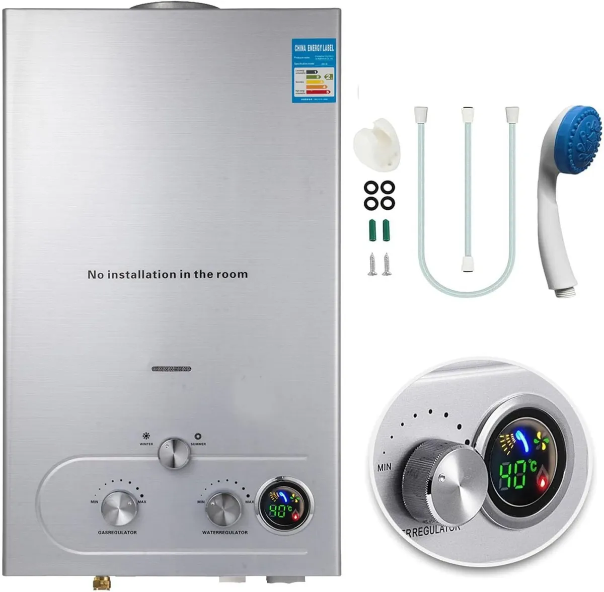 10L LPG Gas Boiler with Winter & Summer Modes - Image 4
