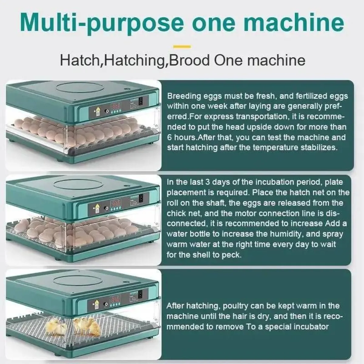 24 Egg Incubator with Auto Temperature Control - Image 1