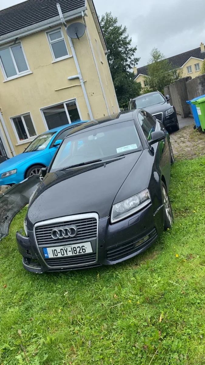 2010 Black Audi A6 2.0tdi 6 speed manual parts