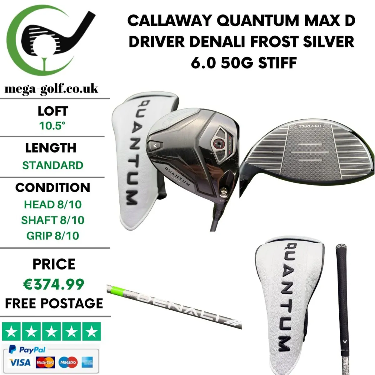 Callaway Quantum Max D Driver / 10.5° / Stiff - Image 1